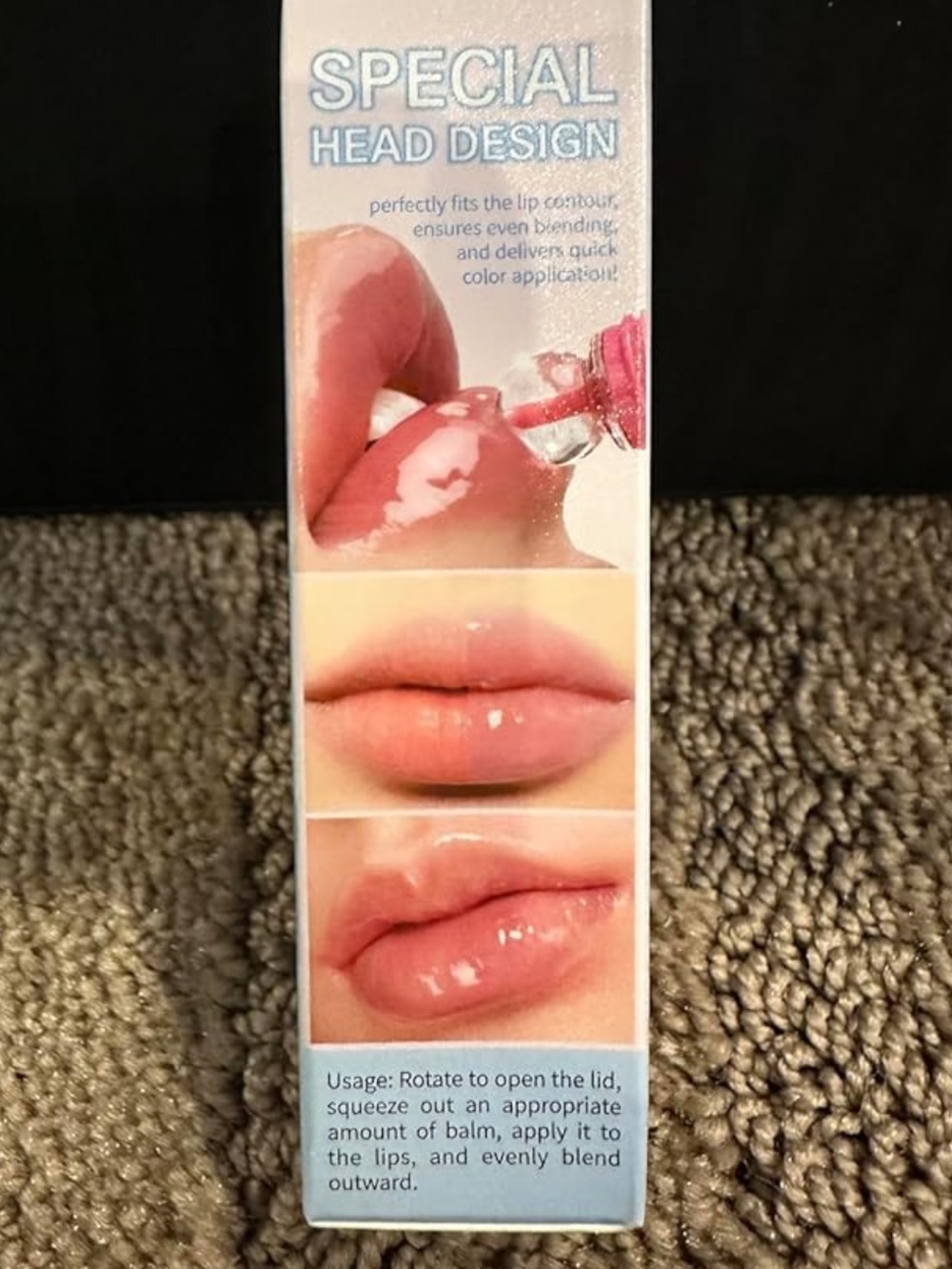 Jelly Lip Gloss Set — Blue, Peach, Red, Pink - Picture 2 of 4